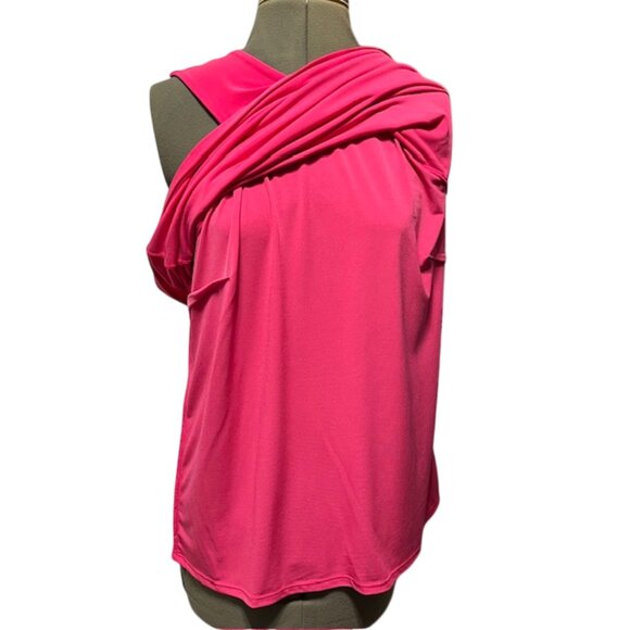 LAUREN RALPH LAUREN 1X Sleeveless V Neck Blouse Zipper Closure On The Back NWT - Picture 10 of 16